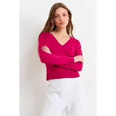 IO - Sweater Mujer Fucsia