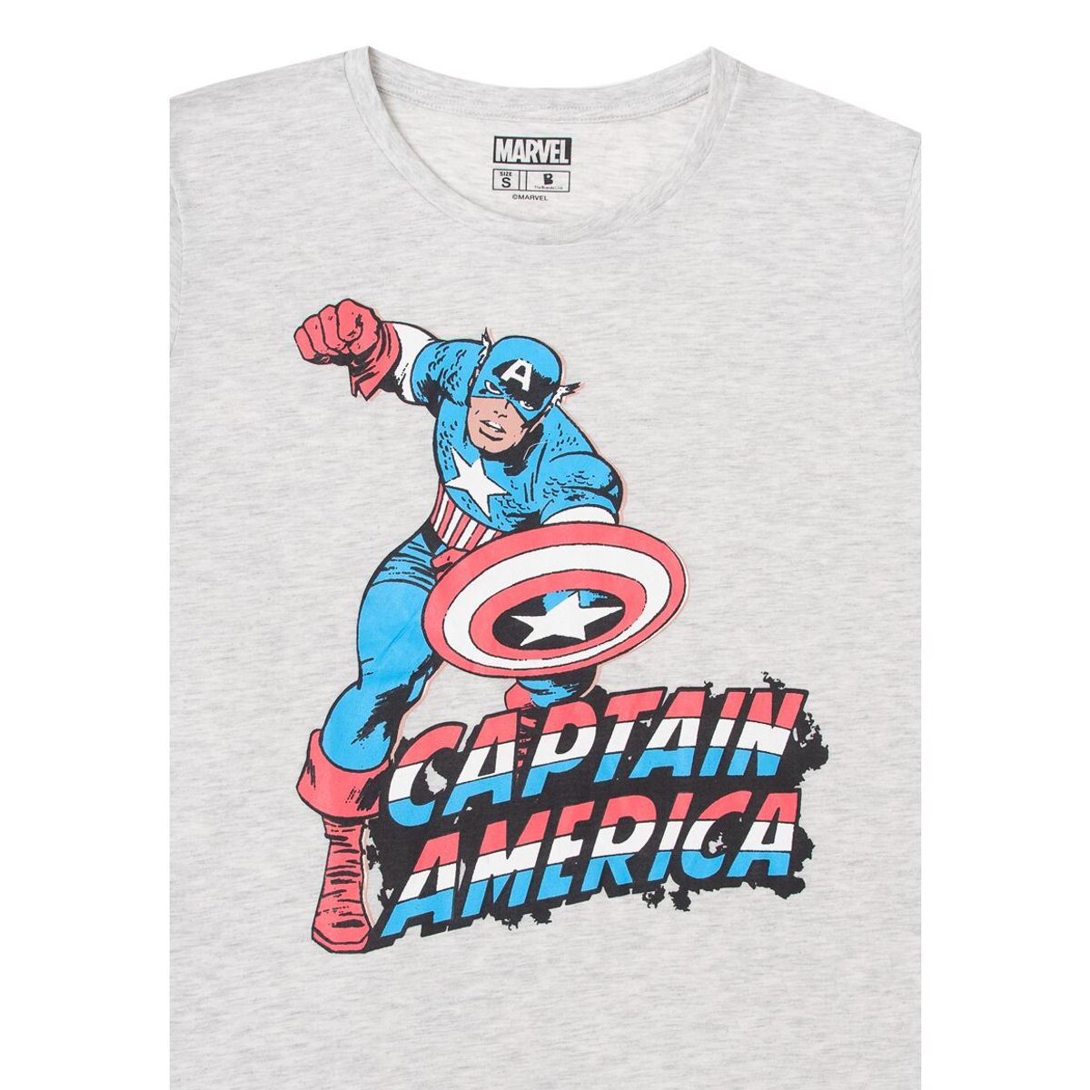 MARVEL - Pijama Hombre Capitan America Gris Marvel