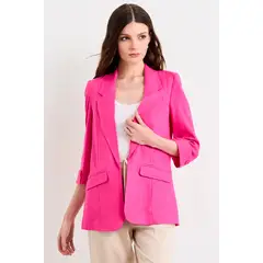 IO - Blazer Mujer Fucsia