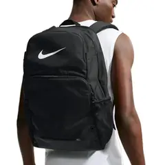 NIKE - Mochila 30L Brasilia Negro Unisex adulto