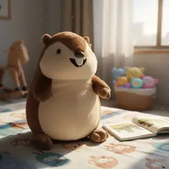 GENERICO - Peluche Ardilla 40cm Decorativo Kawaii