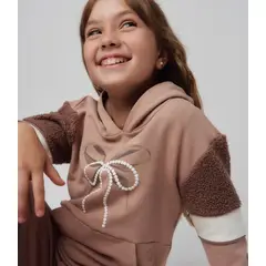LIMONADA - Buzo niña abrigado L111922603 beige