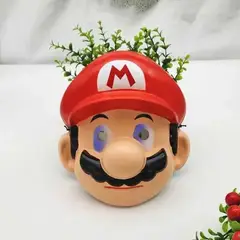 GENERICO - Mascara Cosplay Super Mario Bros Plástico Niños Mario Bros