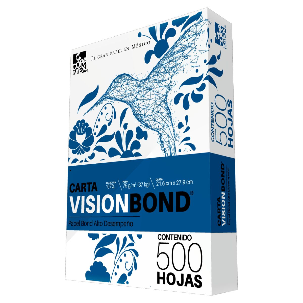 VISION - Papel Fotocopia Vision Bond Carta 500 Hojas