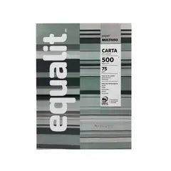 EQUALIT - Papel Fotocopia Carta 75 g 500 Hojas