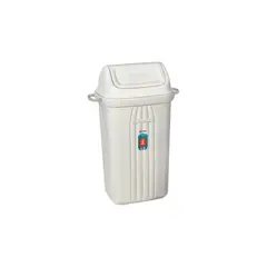 SANREMO - Basurero con Tapa Vaivén Rectangular 30 L