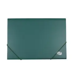 ADIX - Carpeta Cartera Oficio con Elástico Verde