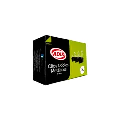 ADIX - Doble Clip 51 mm Caja de 12 Unidades