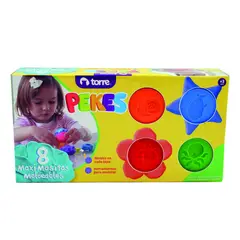 TORRE - Masa para Modelar Pekes Set 8 Colores Surtidos 75 Gr