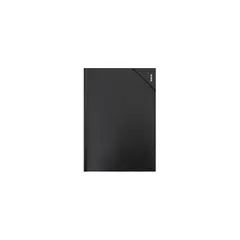 AUCA - Carpeta Cartera Oficio con Elástico Vinil Negra