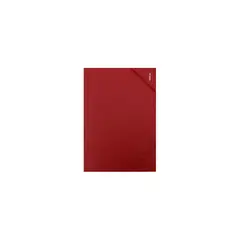 AUCA - Carpeta Cartera Oficio con Elástico Vinil Rojo