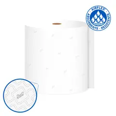 SCOTT - Toalla de Papel Jumbo 6 Rollos 350 m Hoja Simple