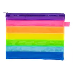 ADIX - Estuche Escolar Multicolor 24.5 x 19.5 Cm