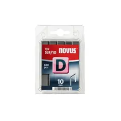 NOVUS - Corchetes 53F D10 Caja de 600 Unidades