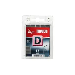 NOVUS - Corchetes 53F D12 Caja de 600 Unidades