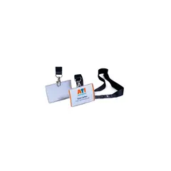 DURABLE - Portacredencial Colgante Curvo 10 Unidades
