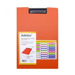ADETEC - Tabla Apretapapel Doble Oficio Naranja