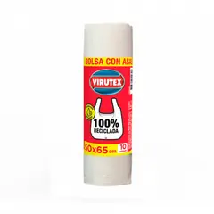 VIRUTEX - Bolsa de Aseo con Asas 50x65 cm 10 Unidades