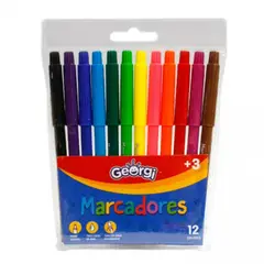 GEORGI - Marcadores 12 Colores