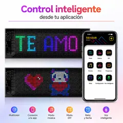 GENERICO - Letrero Led Flexible Rgb 133x19 Cm
