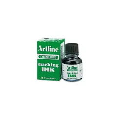 ARTLINE - Tinta para Marcador Permanente 20 cc Negro