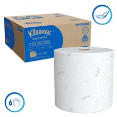 KLEENEX - Toalla de Papel Supreme 6 Rollos 80 m