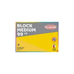 ARTEL - Block de Dibujo 99 14 Medium 20 Hojas