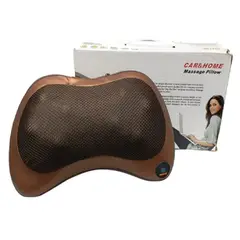 GENERICO - Masajeador Eléctrico En Forma De Almohada Para Carros Marrón