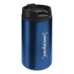 GENERICO - Taza De Acero Inoxidable Con Tapa Antiderrame Plata