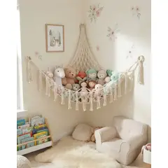 MYLHOGAR - Colgador Organizador de Peluches para Puerta y Pared Ahorra Espacio