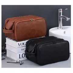 VIDA BUENAS - Neceser Marrón Organizador de Viaje Impermeable Gran Capacidad