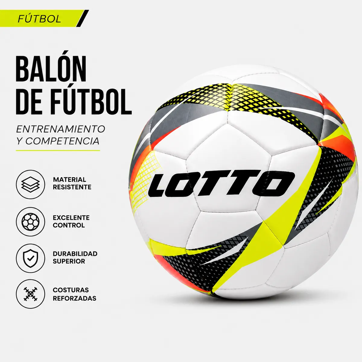 LOTTO - Balón Futsal Nro.4  Lotto
