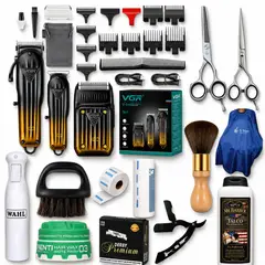 COMPRASMART CHILE - Combo Barbería VGR Profesional Todo en Uno – Kit Completo de Inicio