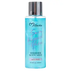 GENERICO - Body Mist Shimmer Misucka Aqua Blue - 250 Ml Agua Kiss - Z01