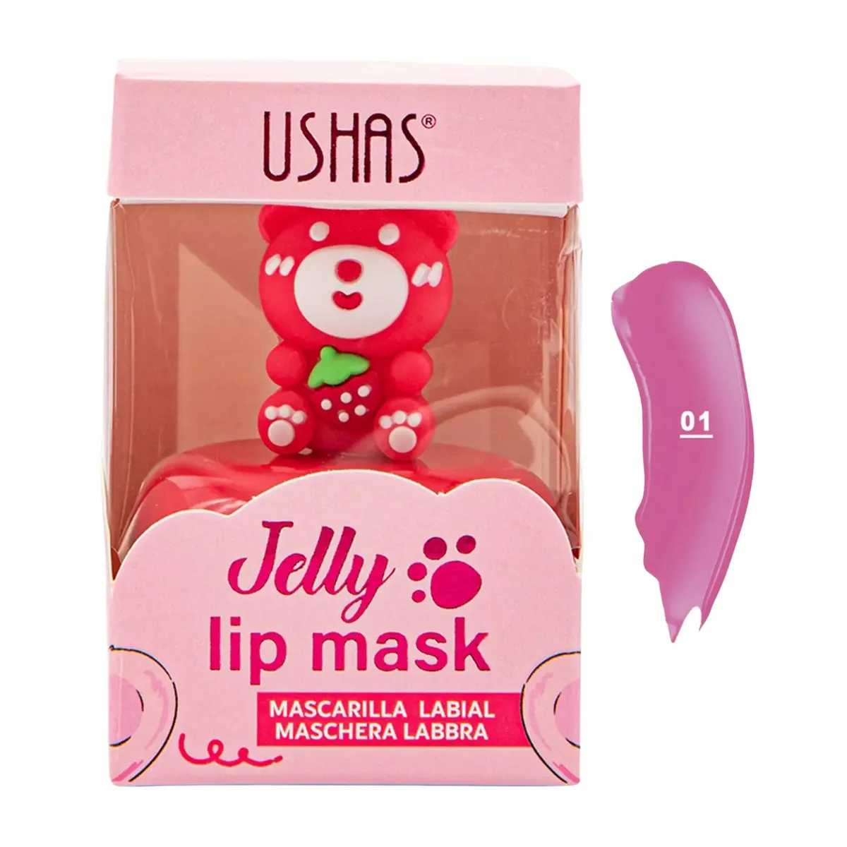 USHAS - Mascarilla Labial Osito Jelly Ushas Tono 01 - 15471