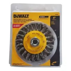 DEWALT - Grata Rueda Trenzada 4” Eje M14 DW4930M