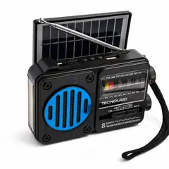 TECNOLAB - Radio Solar Bluetooth 8 Bandas TL847BL
