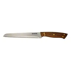 KANGKAWE - Cuchillo panero 10 con sierra para pan marrón