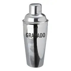 CASA Y QUINCHO - Coctelera de bar profesional 700ml de acero inoxidable gris