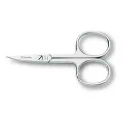 3 CLAVELES - Tijera curva de manicura 3,5 pulgadas modelo 6511