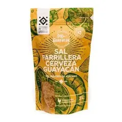 CRISTALES DE CHILE - Sal parrillera para carnes sabor cerveza Guayacán