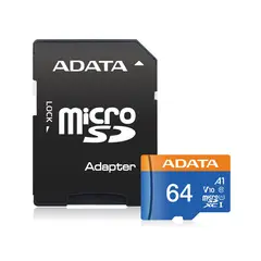 ADATA - Memoria Micro Sdhc 64 Gb + Adaptador SD clase 10