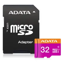 ADATA - Memoria Micro Sdhc 32GB + Adaptador SD clase 10