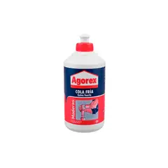 AGOREX - Adhesivo Cola Fría Madera Extra Fuerte Blanco 500 g