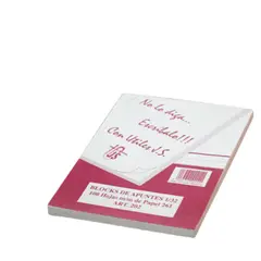 GENERICO - Block de Apuntes J.S. 132 Papel Roneo 48 g 100 Hojas