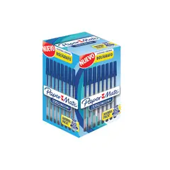 PAPER MATE - Lápiz Pasta Kilométrico 1.0 mm Azul 60 Unidades