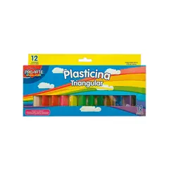 PROARTE - Plasticina Triangular 12 Colores