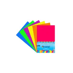 HAND - Cartulina Fluorescente 6 Hojas