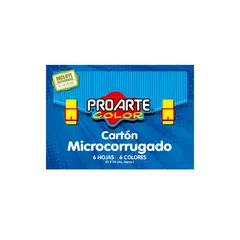 PROARTE - Cartón Microcorrugado 25x34 cm Multicolor
