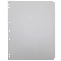 HALLEY - Separador Carta 6 Divisiones Blanco